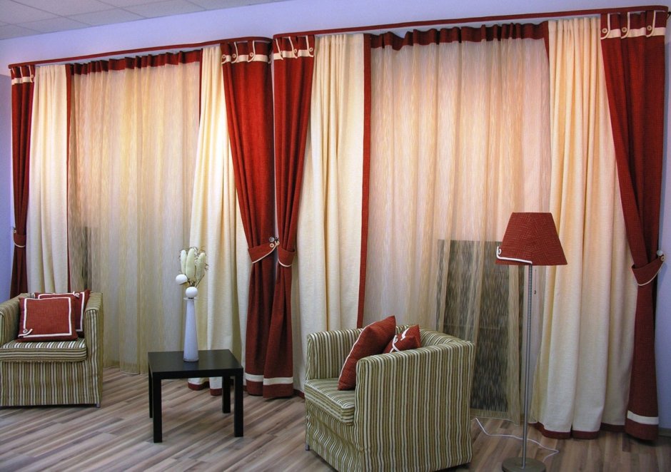 Гардины в зале