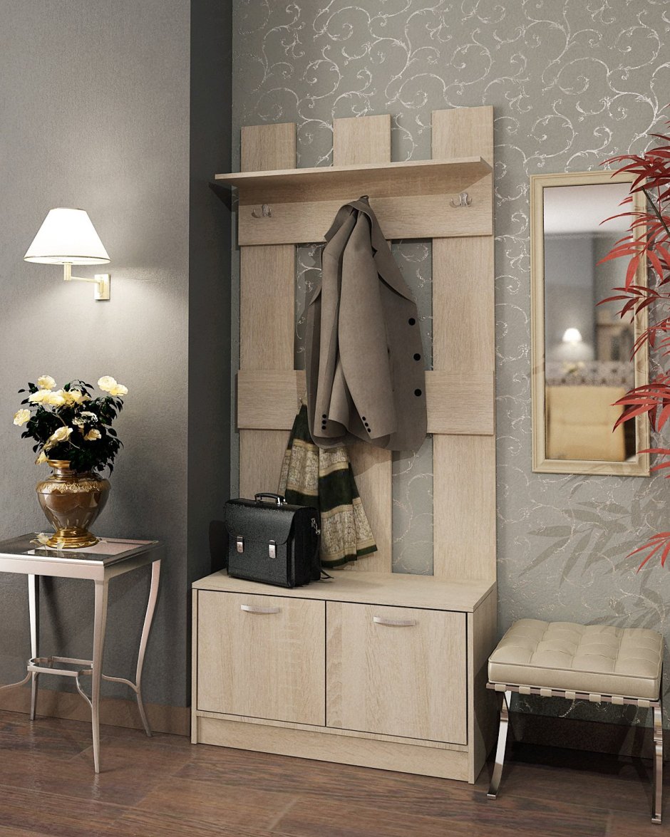 Угловая вешалка в коридор