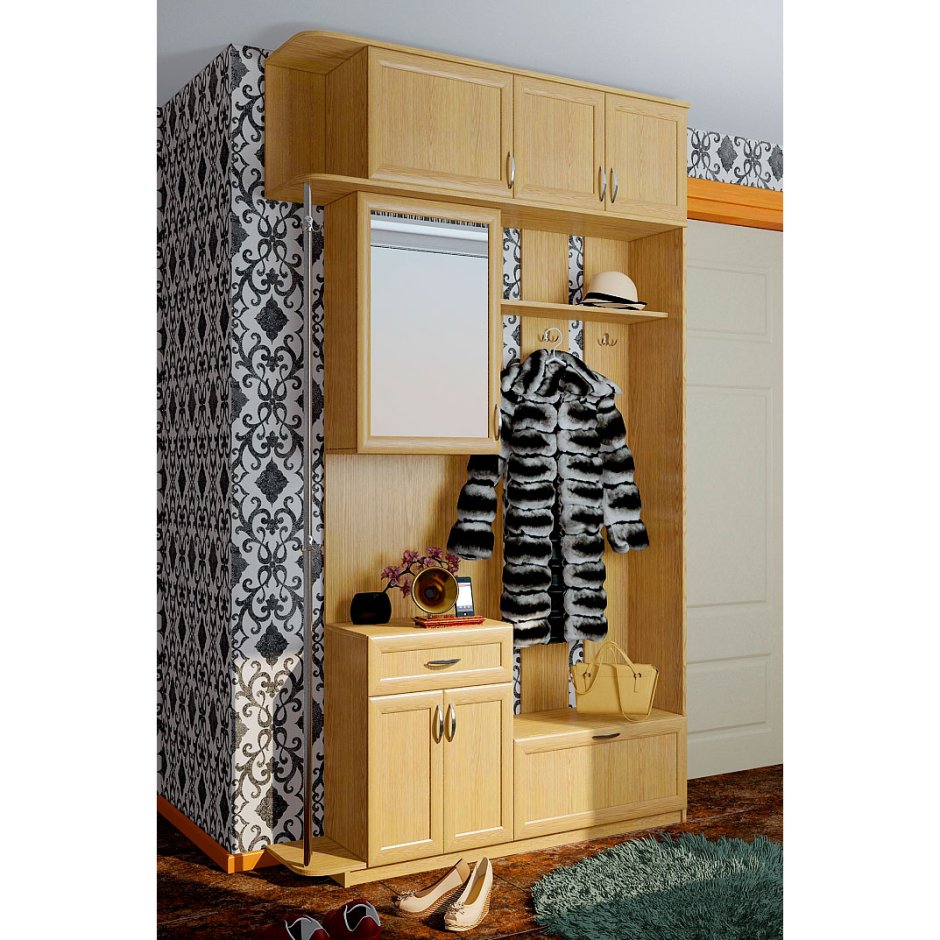 ЛАЙФМЕБЕЛЬ прихожая белая фортуна1700