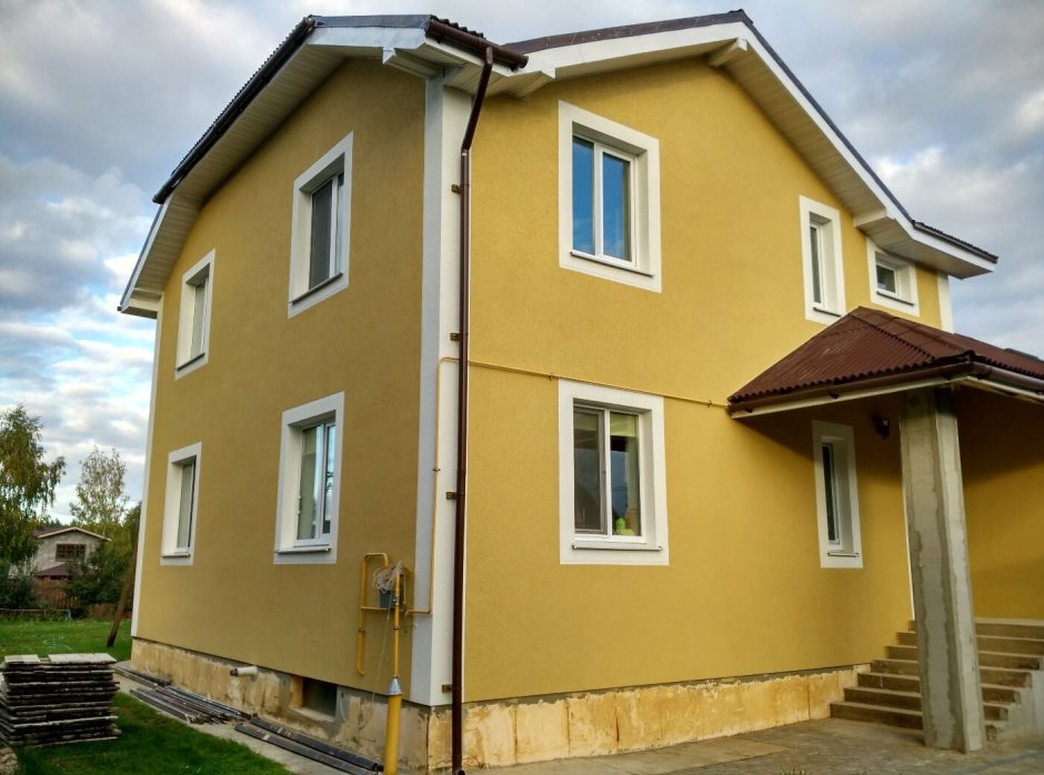 Штукатурка на каркасный дом