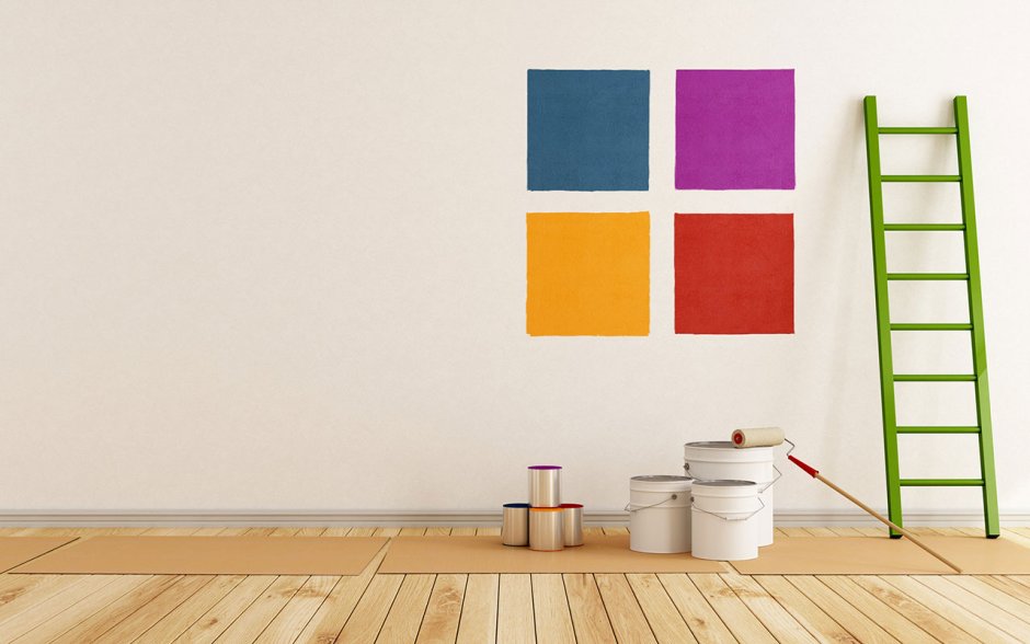 Реклама краски для стен
