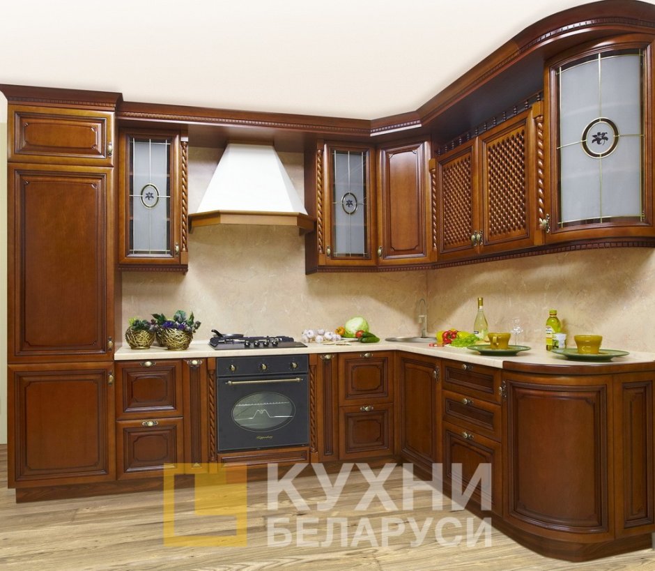 Кухни бордового цвета