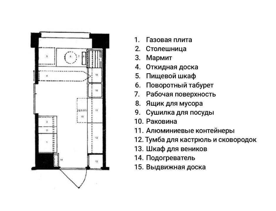 Кухня на балконе
