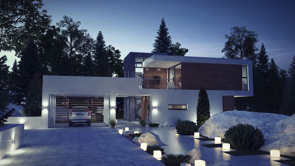 Стиль Райта Modern House