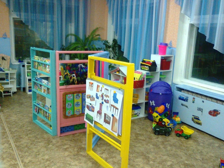 Домик для детского садика из ткани