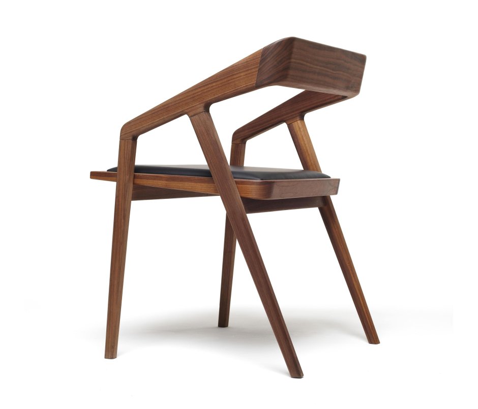 Стул Lamb Katakana Middle Wood Chair Dark Grey