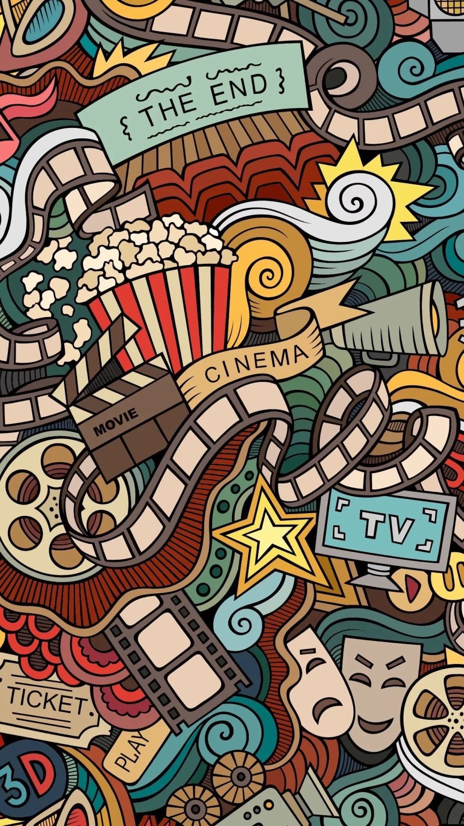 Фон в стиле арт
