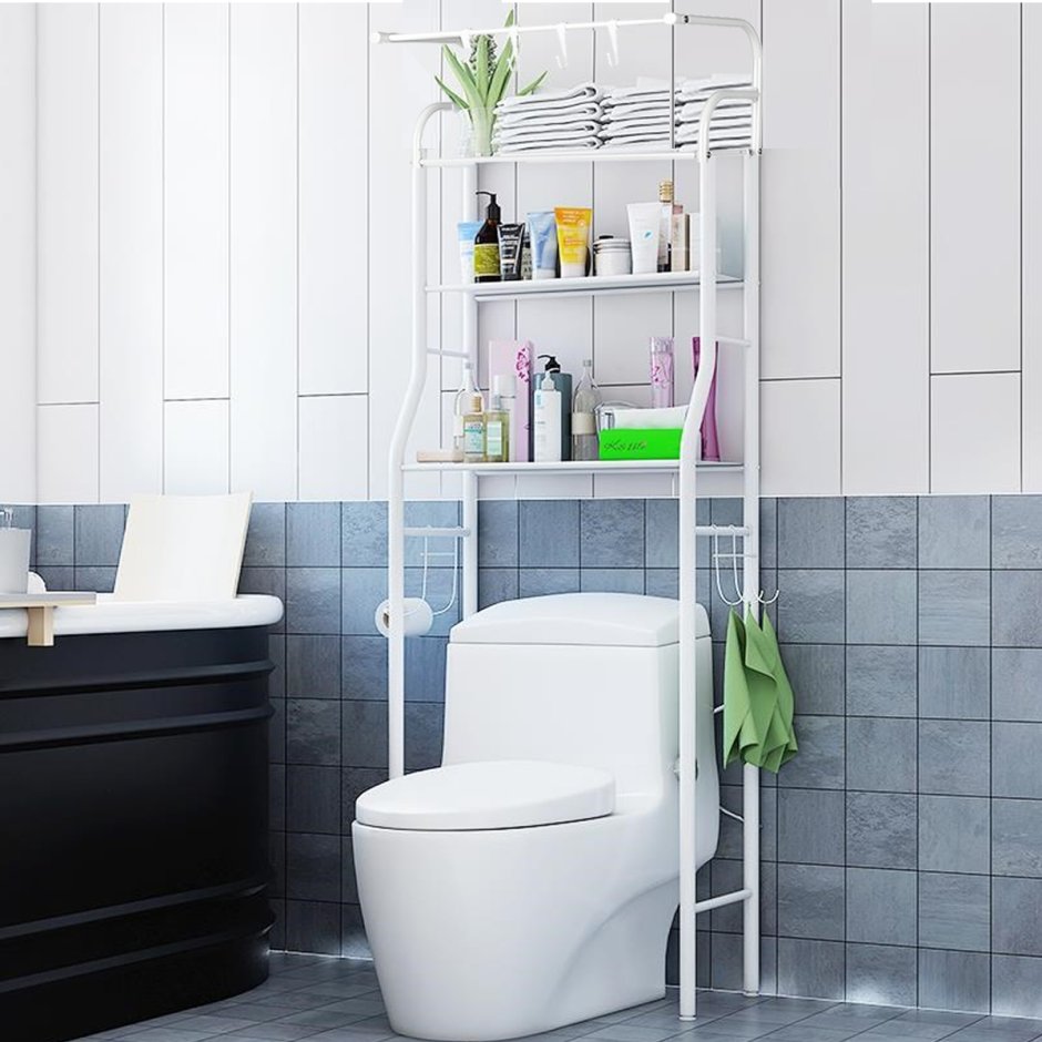 Стеллаж для ванной Laundry Rack Stainless Steel