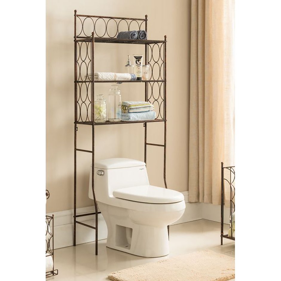 Стеллаж для ванной Costway, 68х25х163 см, cost-hw47885wh