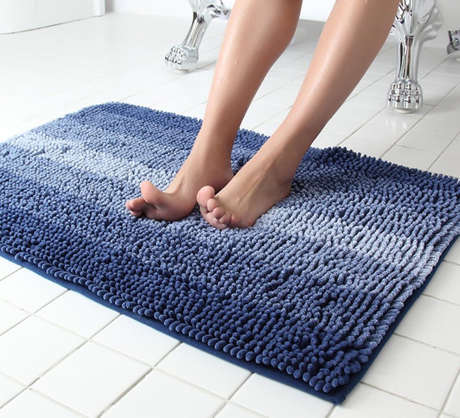 Коврик для ванной 50x80cм Chenille Grey