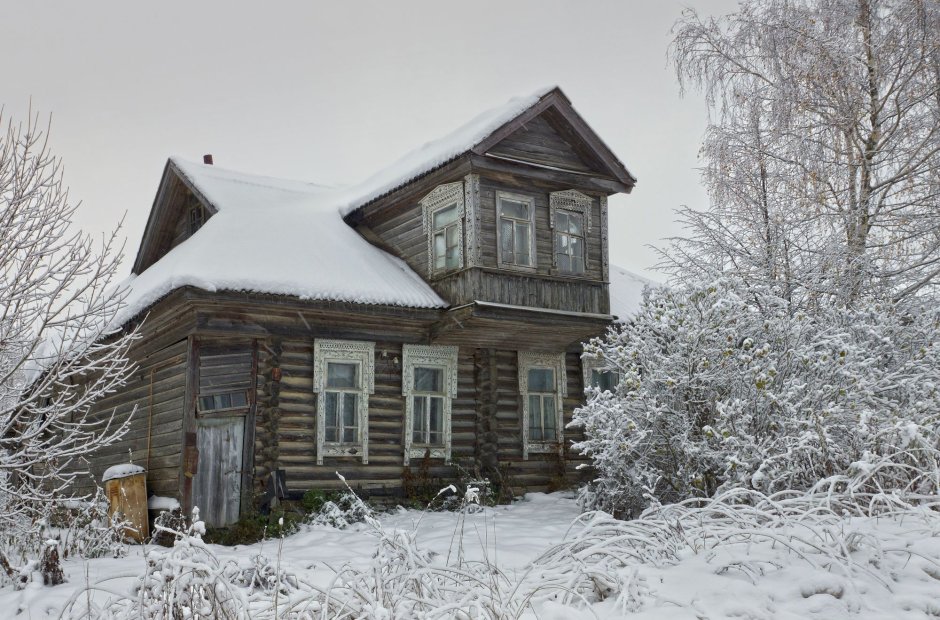 Старые Деревенские дома