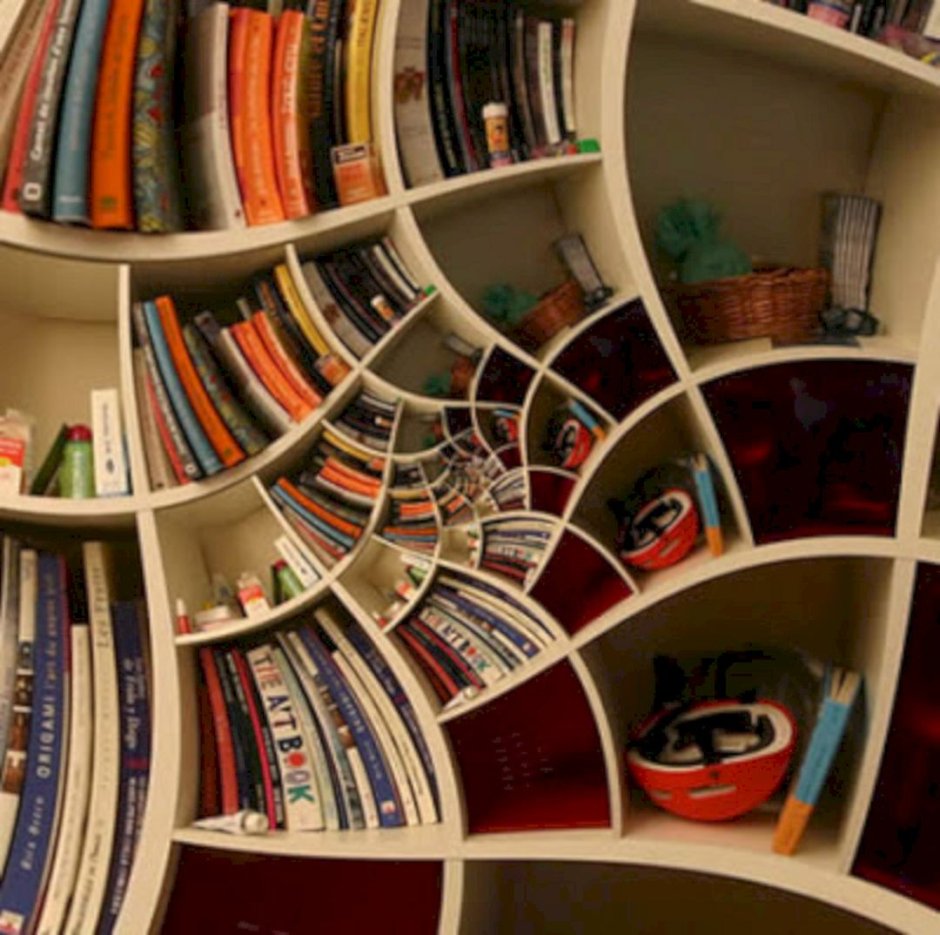 Креативный книжный шкаф