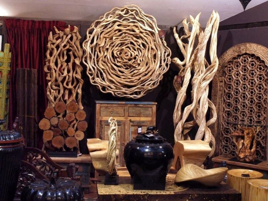 Оригинальные деревянные изделия
