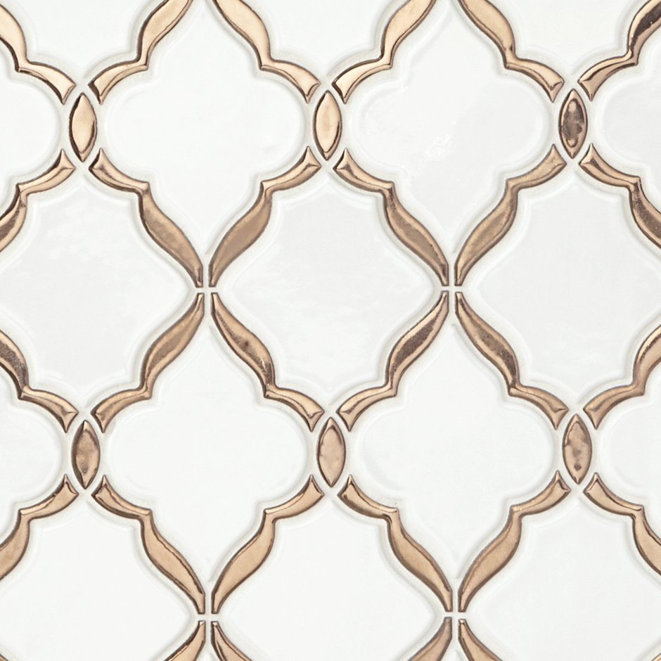 Плитка Арабеска Onyx White