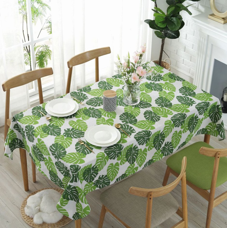 Plastic Tablecloth водонепроницаемая скатерть
