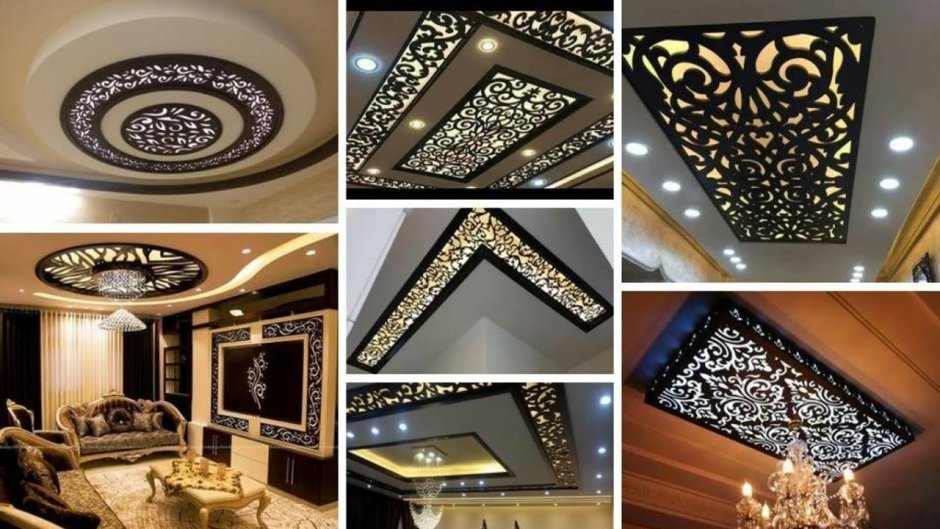Потолки красивые из МДФ