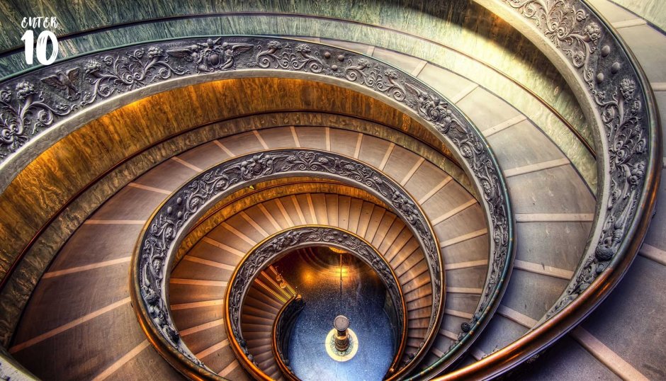Винтовая лестница в Ватикане
