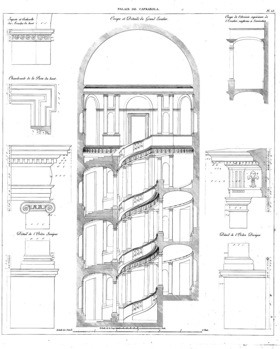 Палаццо Барберини лестницы план