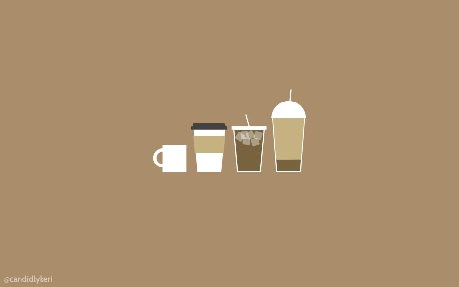 Кофе иллюстрация Минимализм