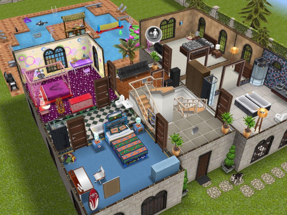 Дом в the SIMS FREEPLAY