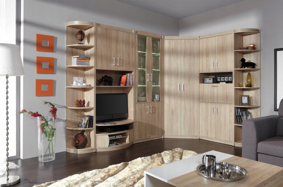 Стенка Рим 2 дуб сонома