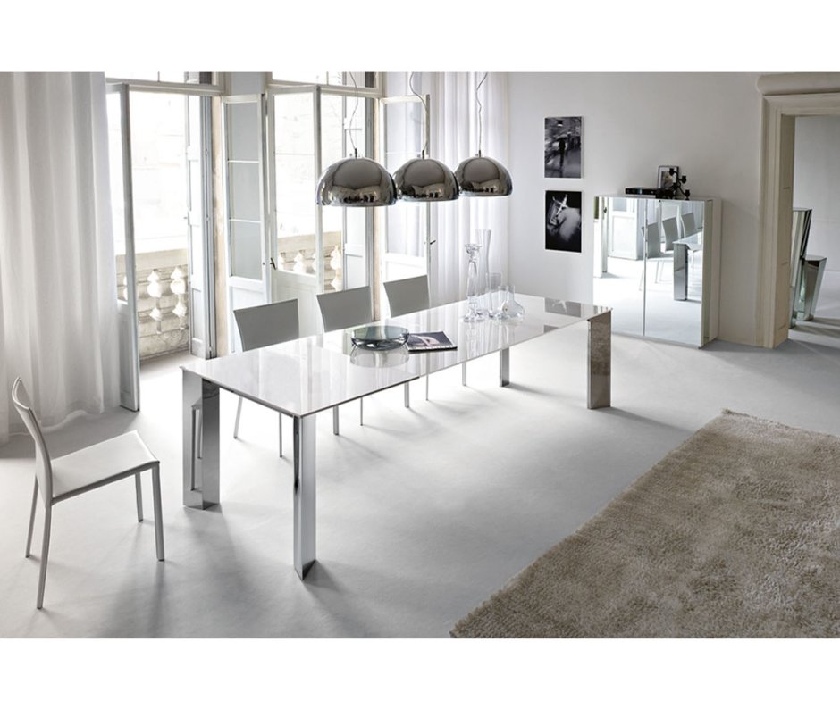 Стол Cattelan Italia Bora Bora белый