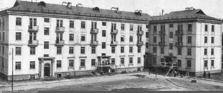 Каркасно-панельный пятиэтажный дом. Арх. в.п.Лагутенко.