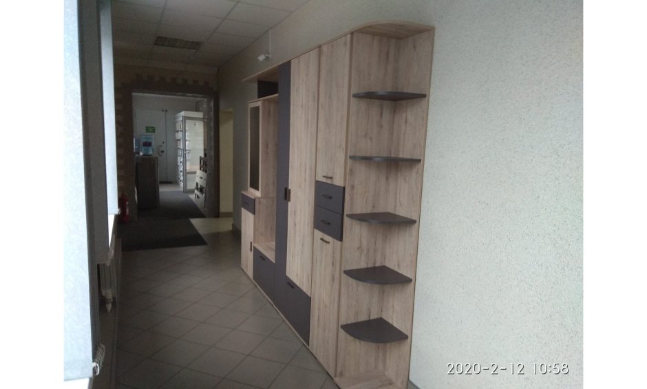 Прихожая имидж модуль 1 шкаф дуб Бонифаций/вольфрам