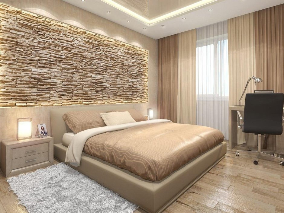Шпонированные панели Topperfo Micro Ulme Stone Edition Acoustic Wood Panel