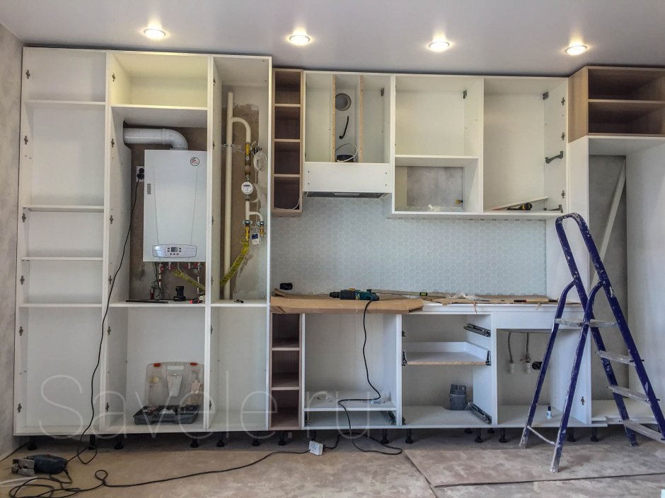 Газовый котел на кухне
