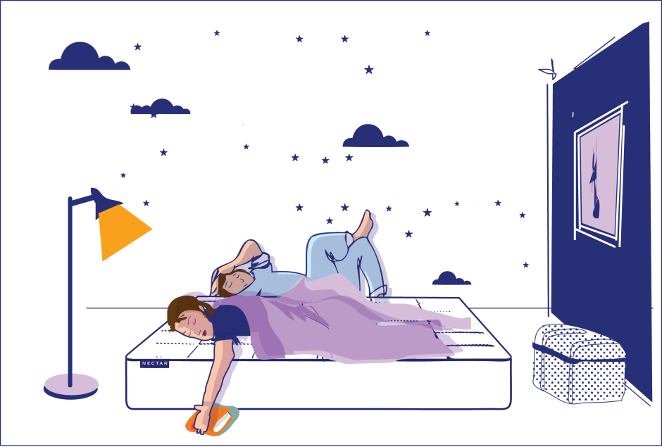 Серая кровать в интерьере