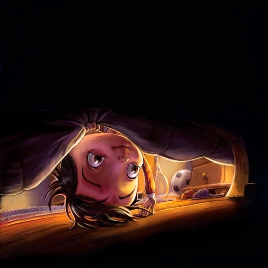 Разделение комнаты для детей кроватью