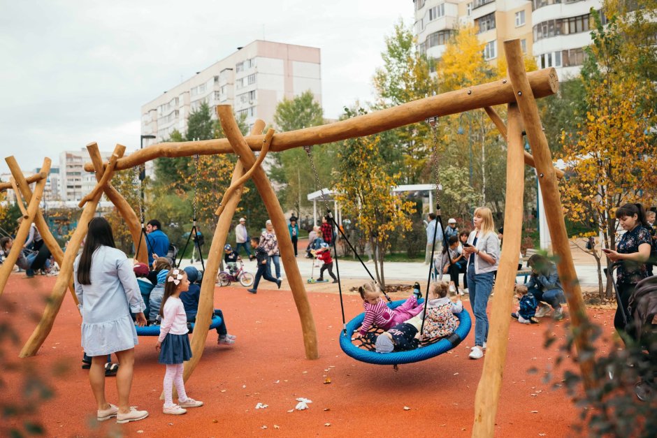 Парк белые цветы Казань