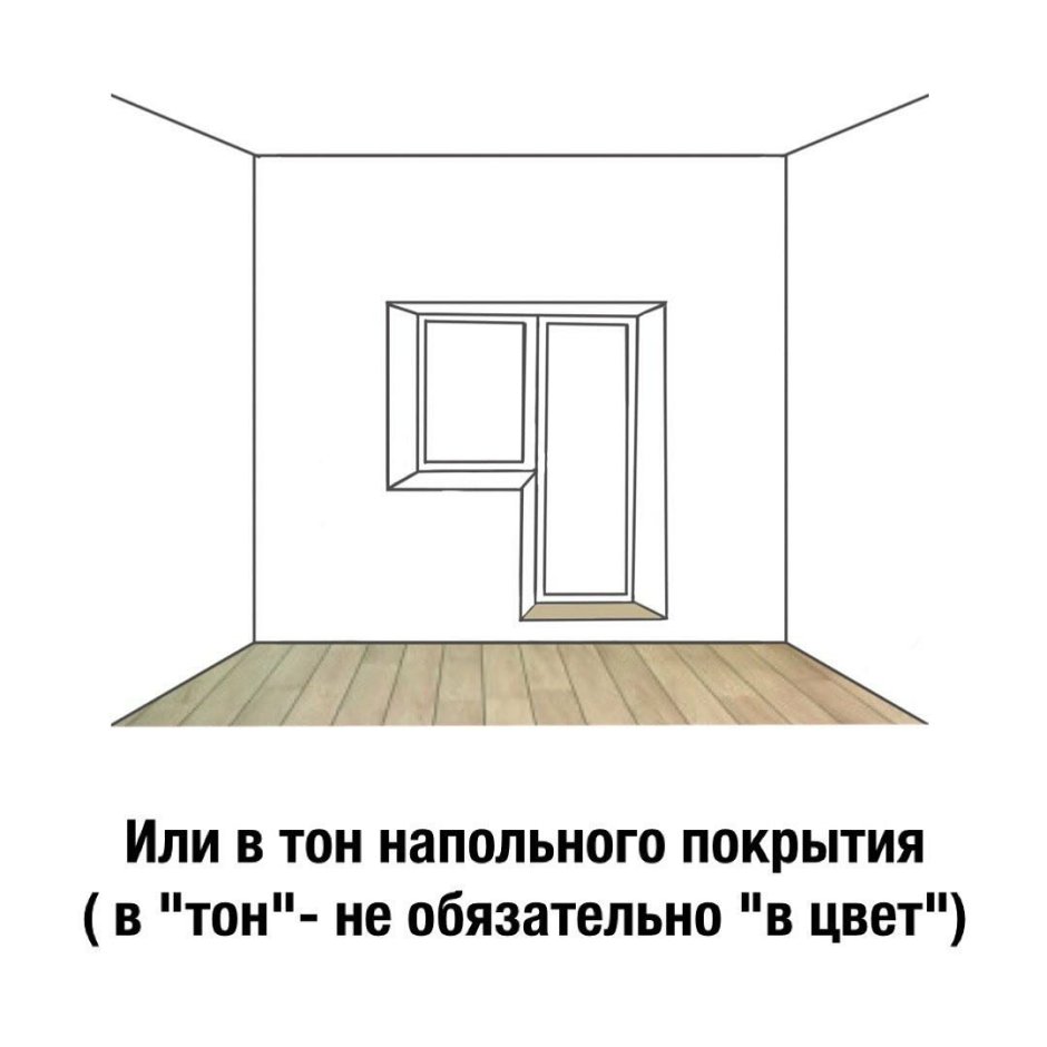 Подоконник должен быть вровень или выпирать