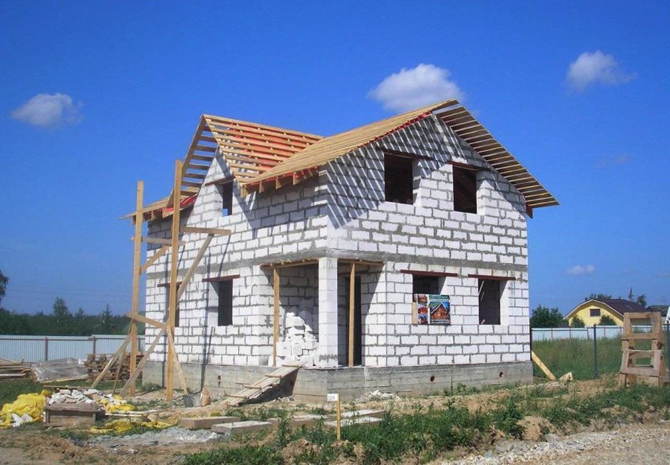 Газоблок дом