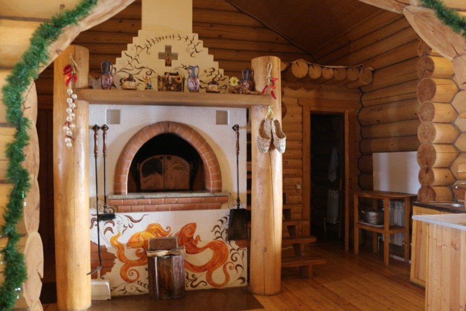 Интерьер крестьянской избы