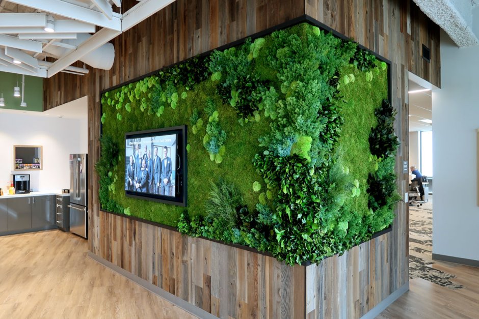 Керамические декорации со мхом