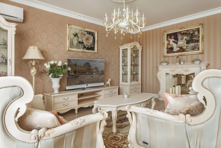 Мебель для гостиной в классическом стиле