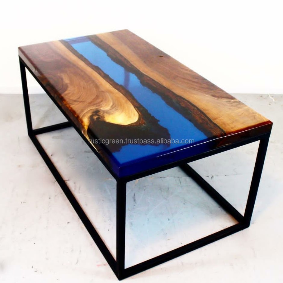 Epoxy Resin River Table. Мебель