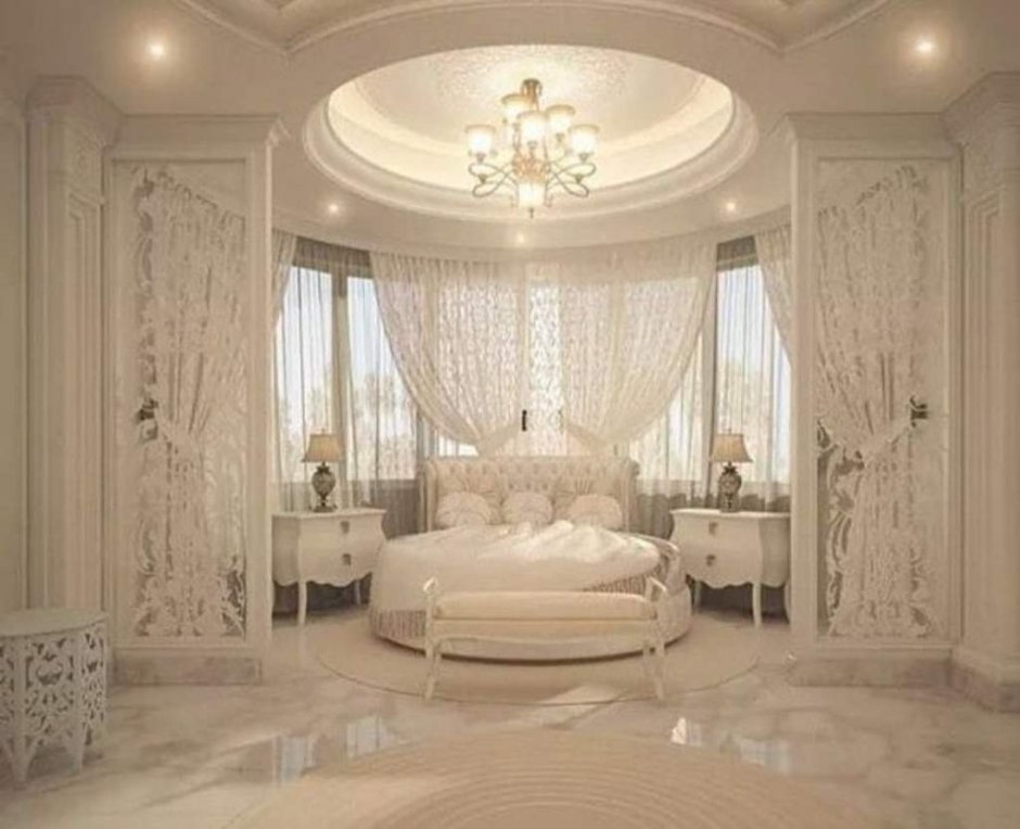 Спальня в стиле роскошь