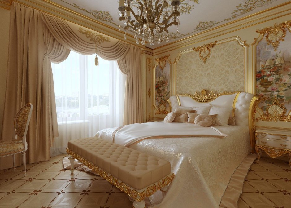 Antonovich Design спальня Королевский стиль