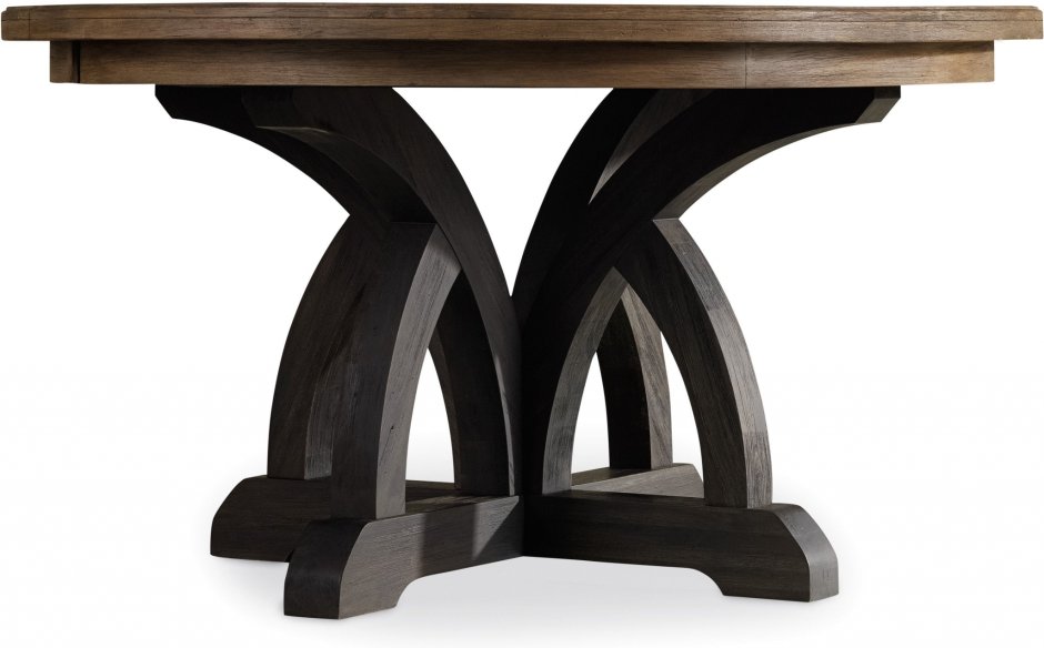 Обеденный стол Triomf Dining Table untreated Table Top Black Metal Legs