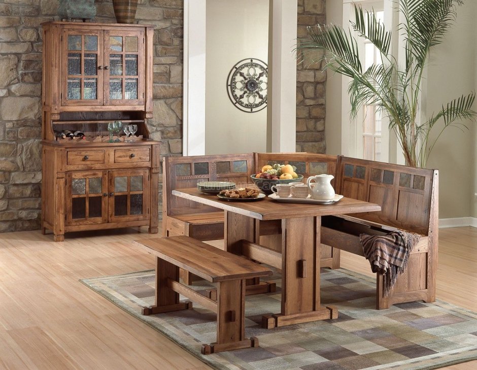 Модульная скамья Wood Bench 9306