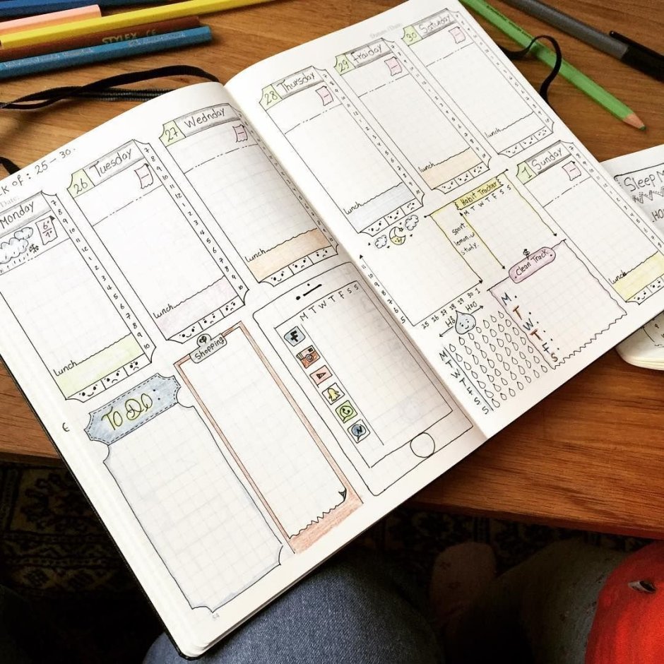 Bullet Journal планировщик