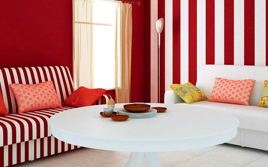 Акцентная стена в спальне