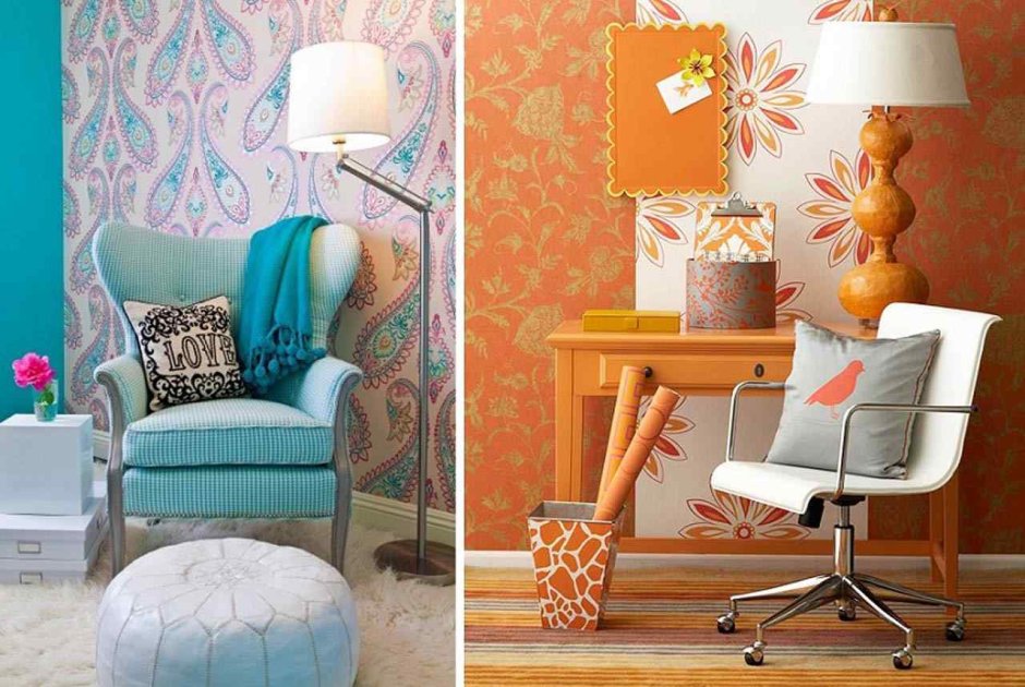 АРТДЕКО стиль интерьер бирюза