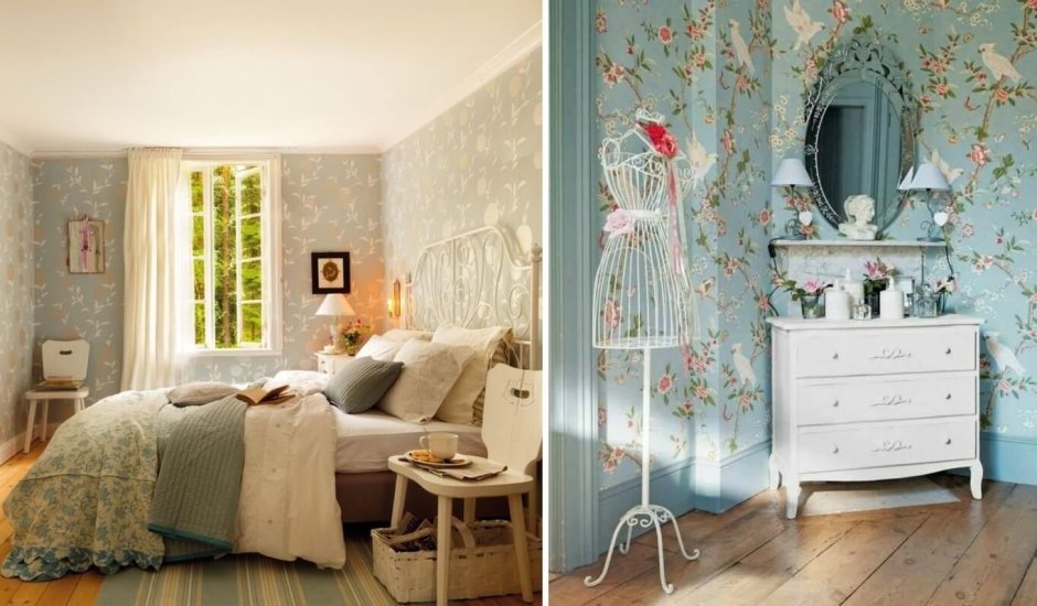 Комбинированные обои для гостиной