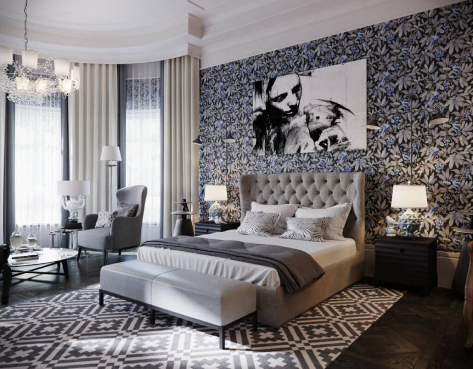 Дизайнерская окраска стен