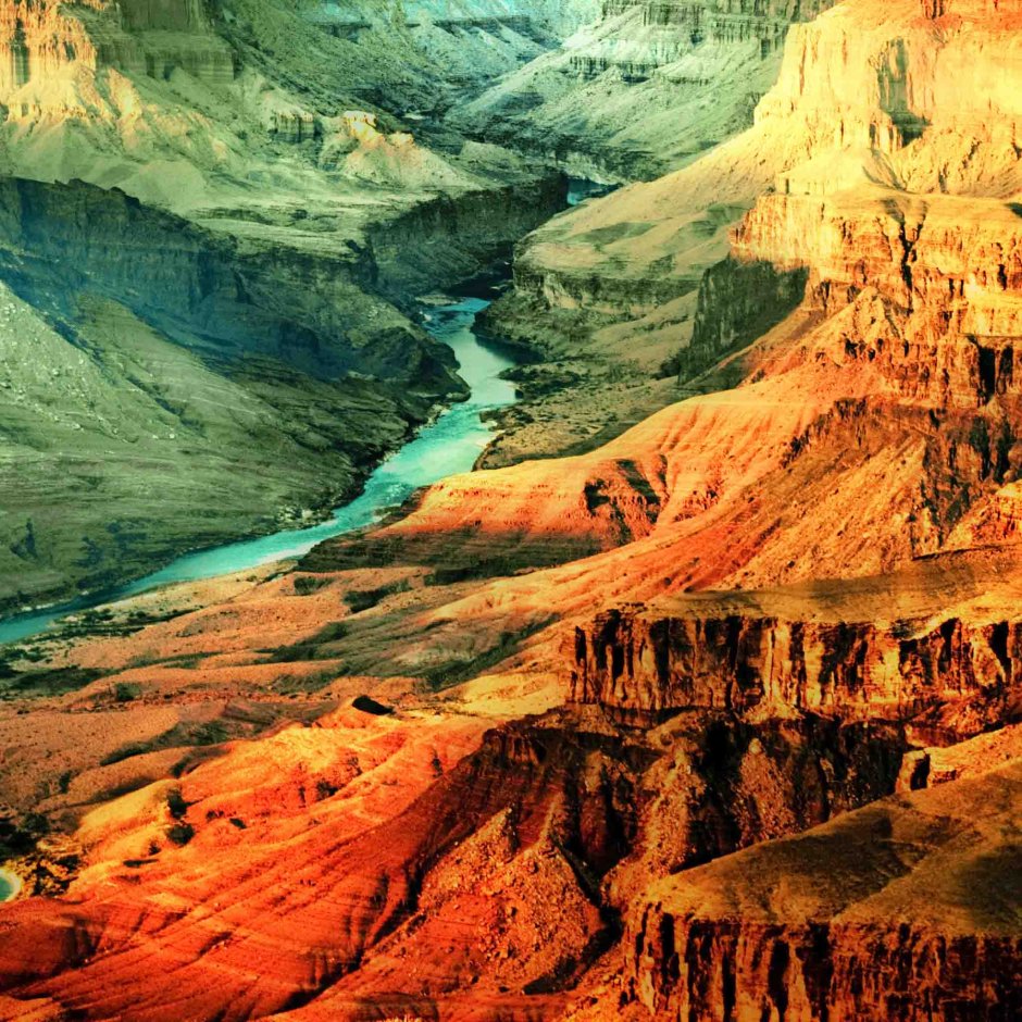 Красивый каньон арт