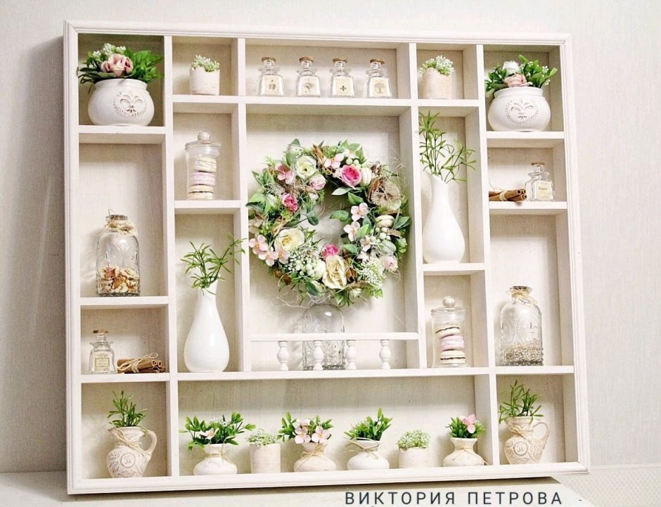 Полки на кухне в стиле Shabby Shick